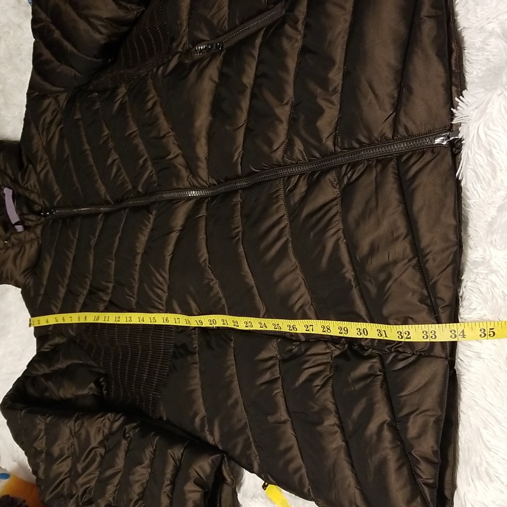 NWT Lane Bryant Prima Packable Ruffer Color Bitter Chocolate Size 18/20 - Picture 6 of 14